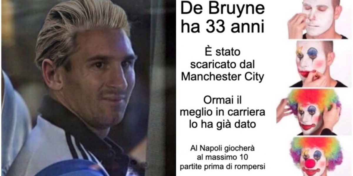 De Bruyne al Napoli, e l'Inter che fa? Le ironie sui social dei tifosi