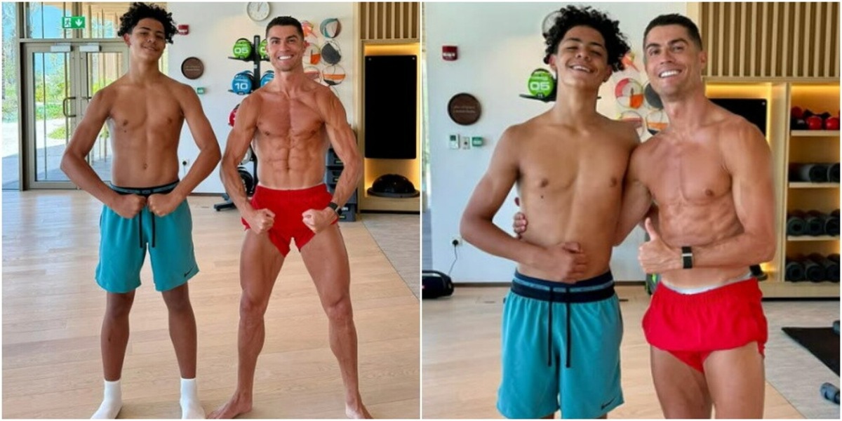 Ronaldo e Cristiano Junior in gran forma: la foto fanno il giro del web