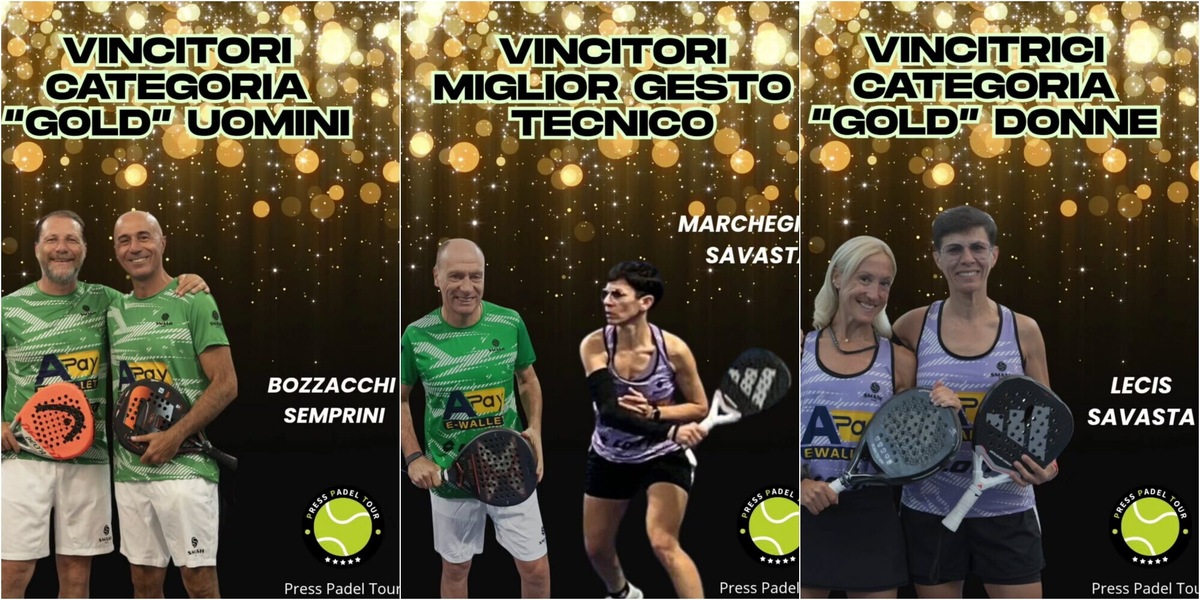 Press Padel Tour, quando il giornalismo incontra lo sport: trionfi, volti noti e un’edizione da record