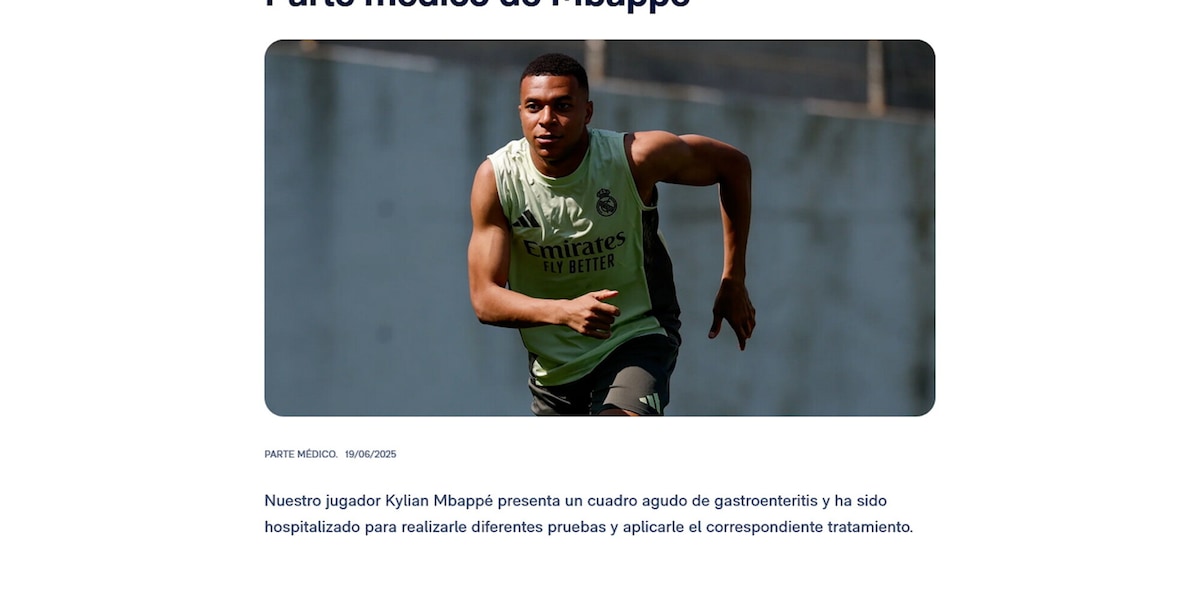 Paura per Mbappé, ricoverato in ospedale negli Usa: il comunicato del Real Madrid
