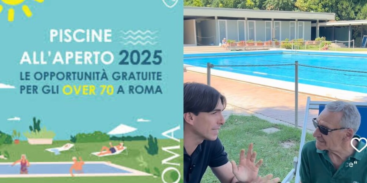 Roma, torna l'iniziativa per le piscine gratis agli anziani: tutti i dettagli