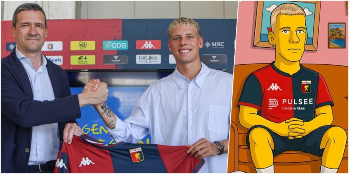 Il Genoa annuncia il nuovo giocatore: il post sui social è virale