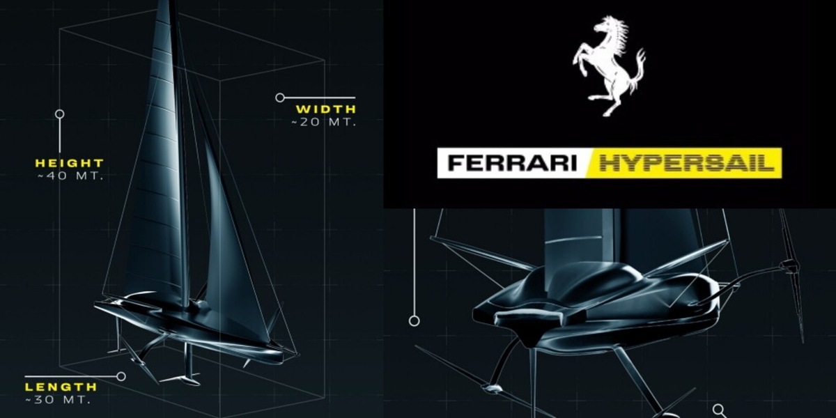La Ferrari è pronta a solcare i mari: ecco la prima barca a vela del Cavallino