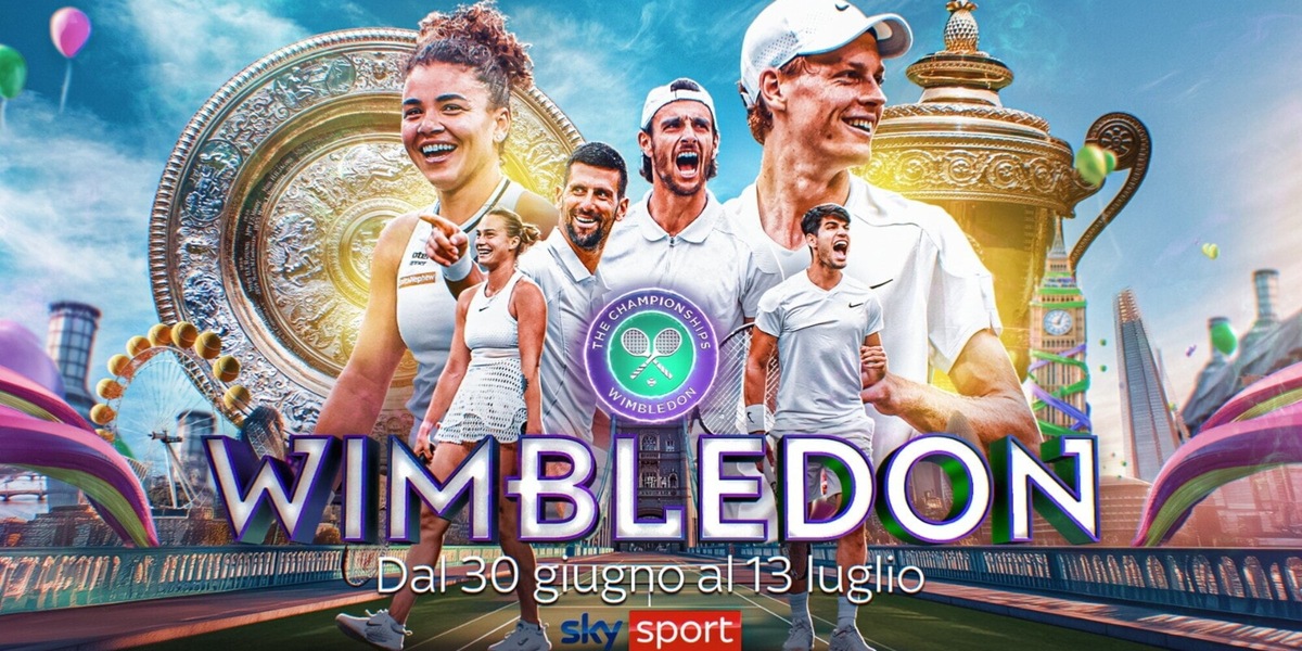 Torneo di Wimbledon, dove vederlo in tv