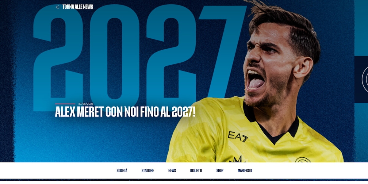Ufficiale, Napoli: Meret rinnova fino al 2027