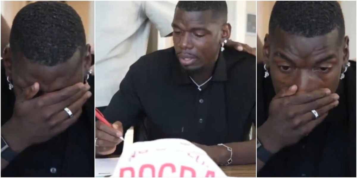 Pogba in lacrime dopo la firma con il Monaco: il commovente video è virale sui social