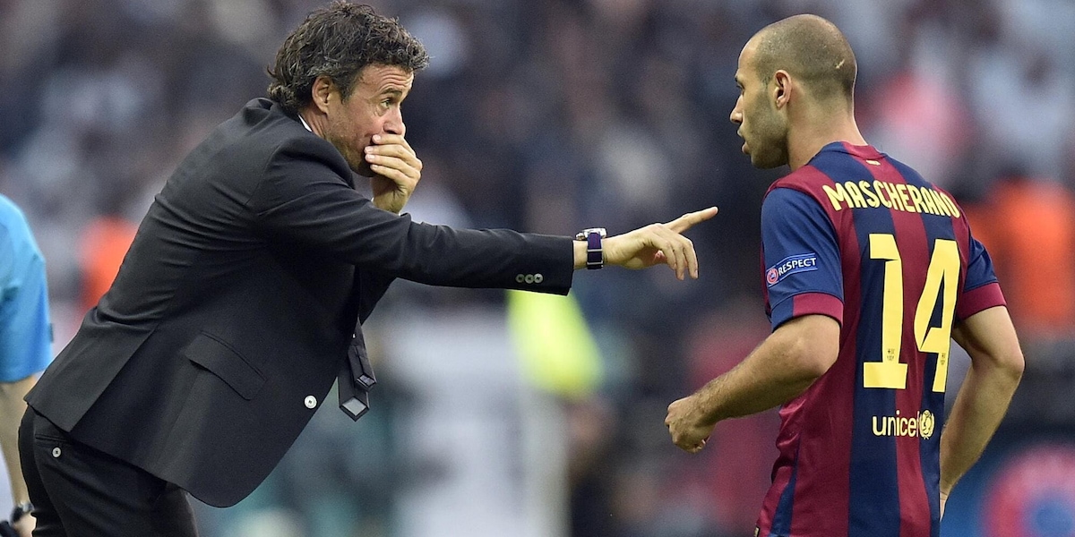Luis Enrique e il retroscena con Mascherano: "Non te ne vai neanche da ubriaco..."
