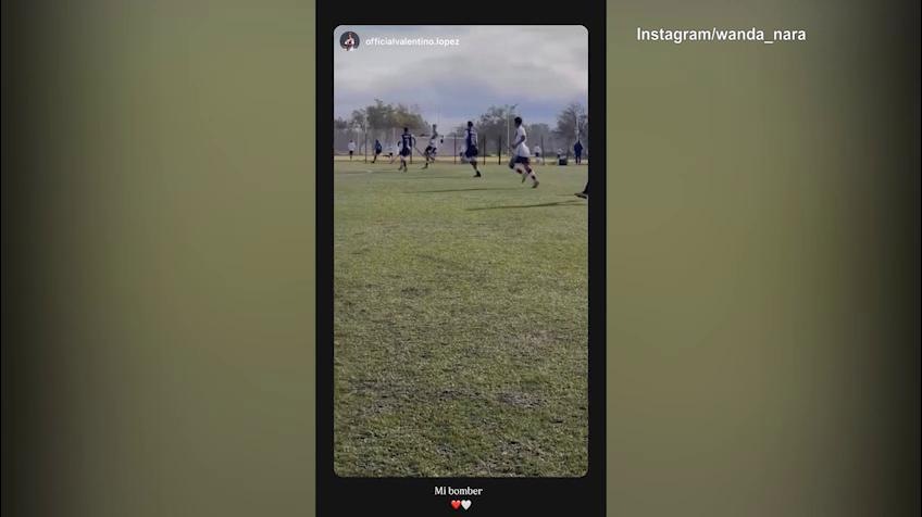 Il figlio di Maxi Lopez è un bomber di razza