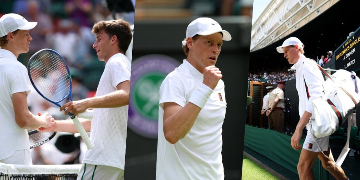 Sinner parte forte a Wimbledon: è in grande forma sull'erba londinese