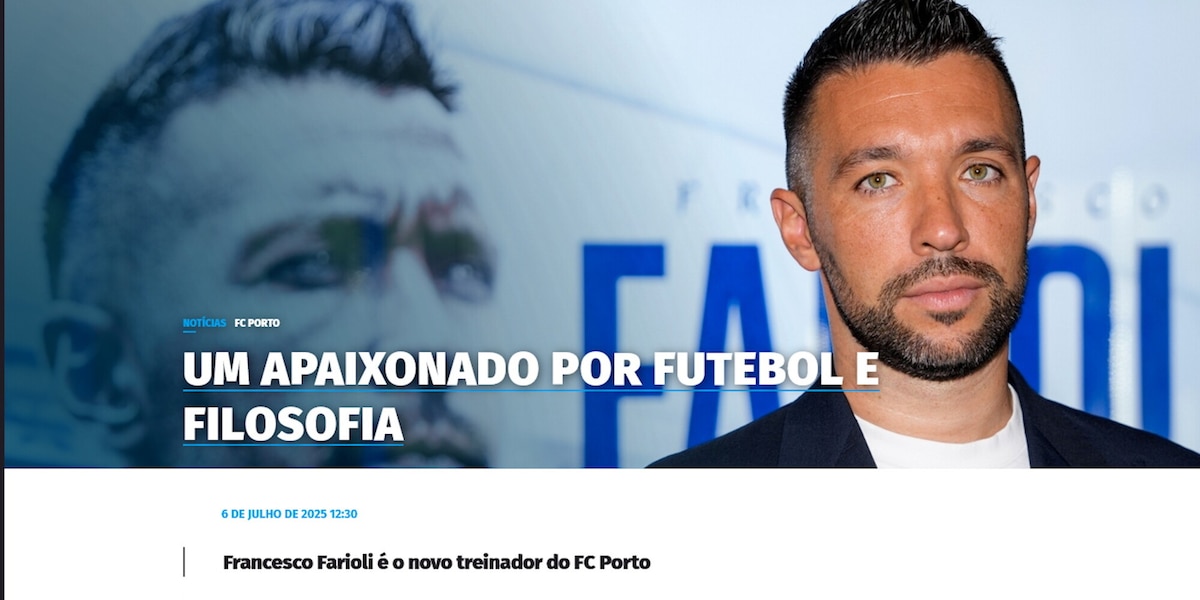 Ufficiale: Farioli è il nuovo allenatore del Porto