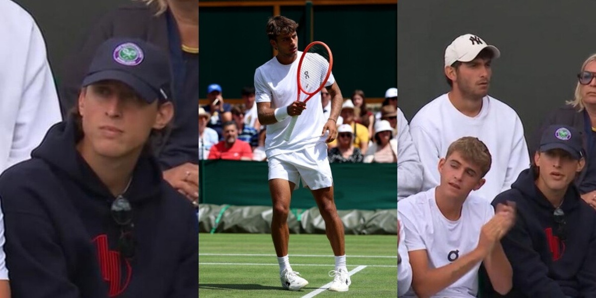 Wimbledon, c'è anche Bove in tribuna per il match di Cobolli