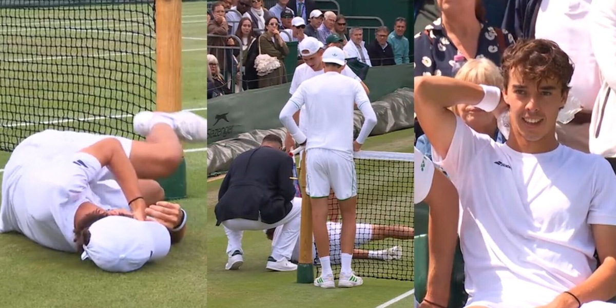 Incredibile a Wimbledon: stende il compagno con il servizio e lo obbliga a ritirarsi
