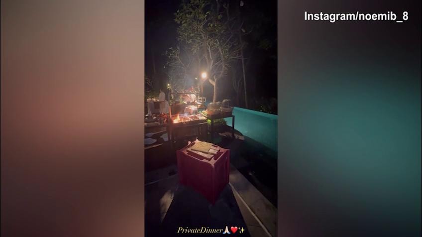 Noemi Bocchi e Francesco Totti a Singapore: cena privata per la coppia