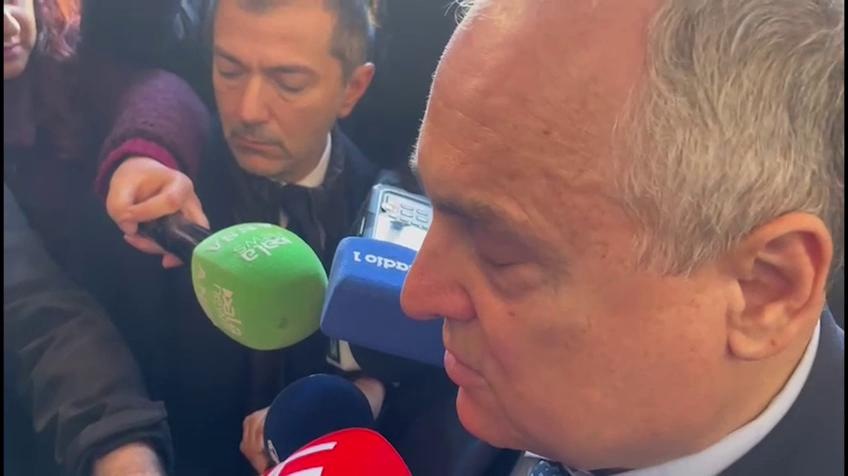 Lotito ricoverato in ospedale, ma nessun malore