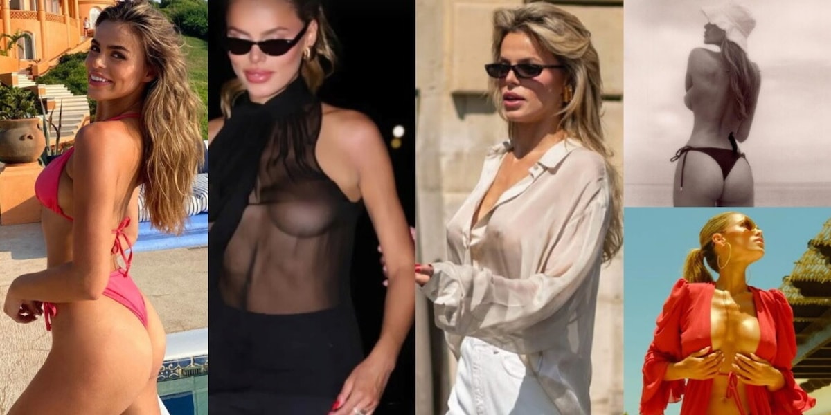 Brooks, la sexy cover girl seduce Parigi: le trasparenze provocanti sul seno infiammano i social