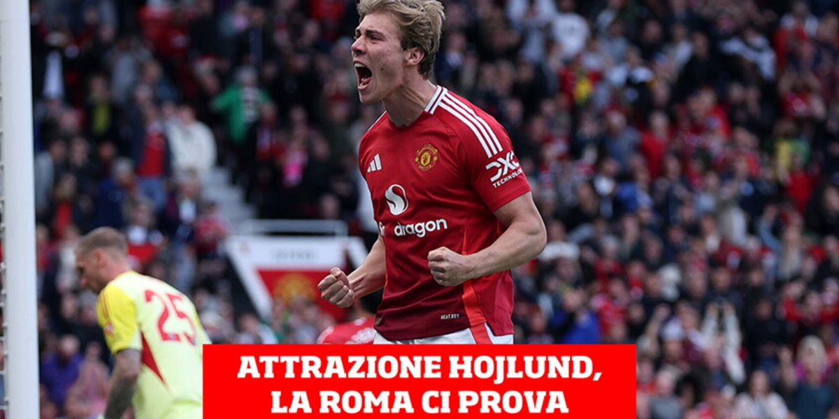 Roma, tentazione Hojlund