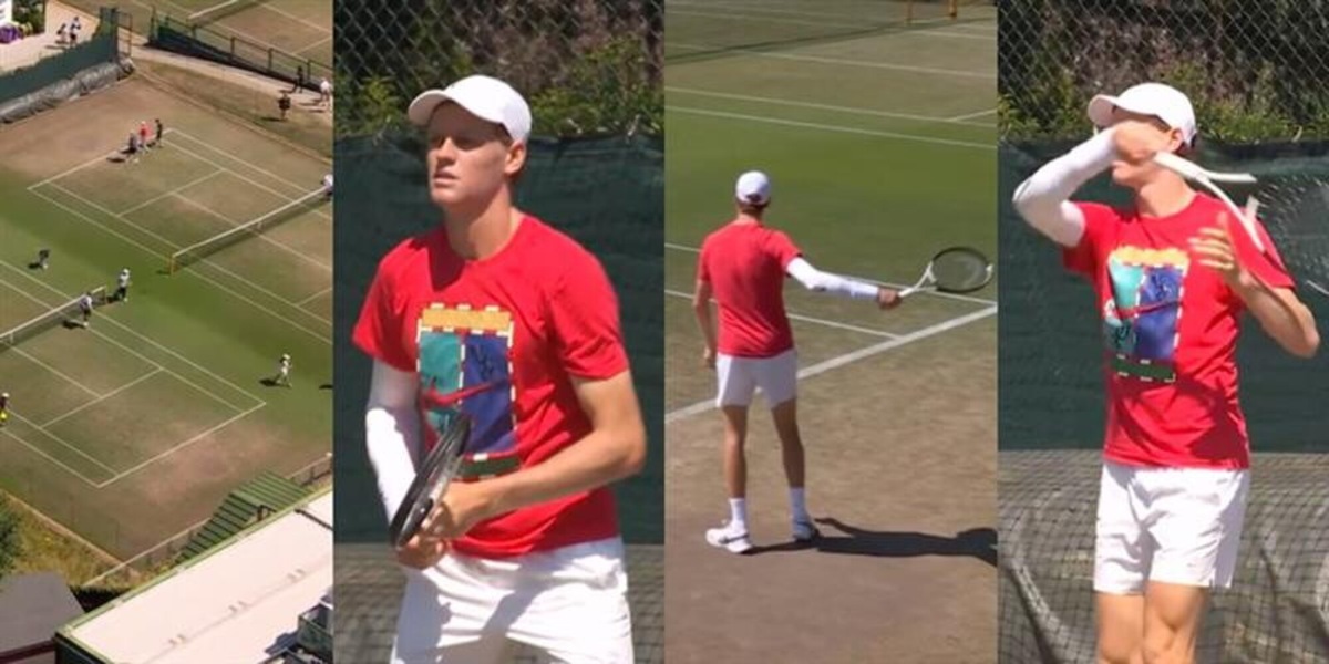 Sinner e Djokovic, come stanno: Jannik si è allenato con la protezione al gomito mentre Nole...