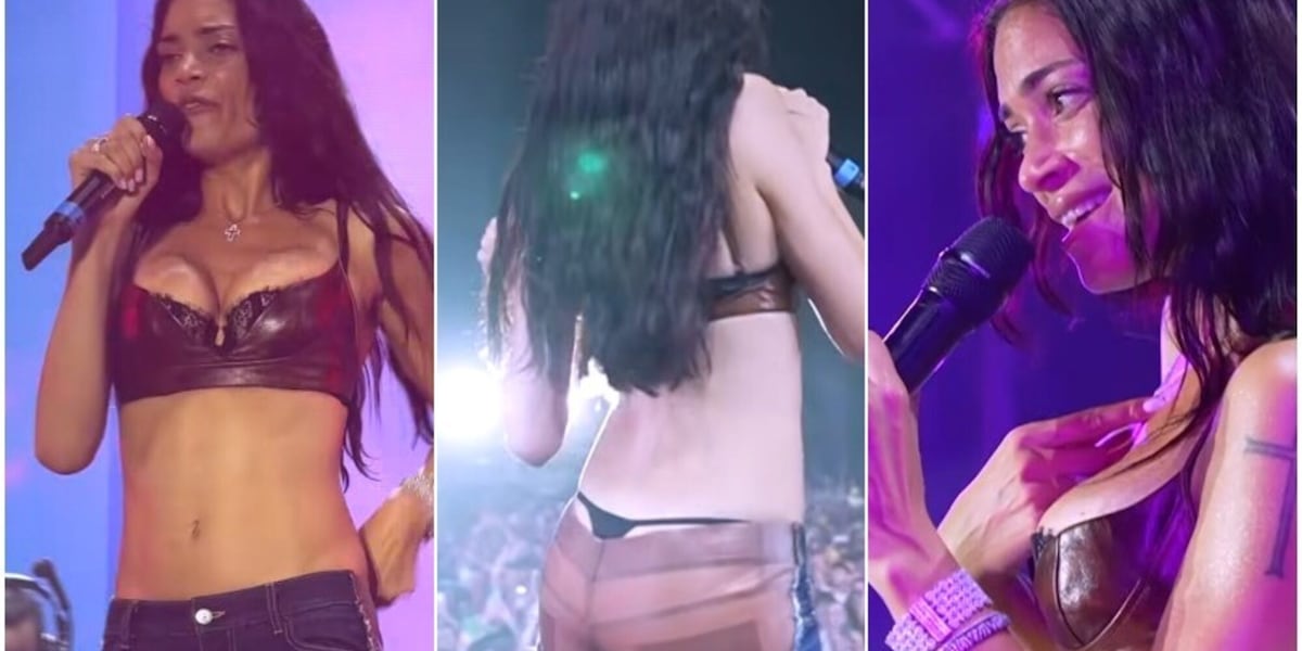 Elodie sexy durante il concerto: le immagini infiammano i fan