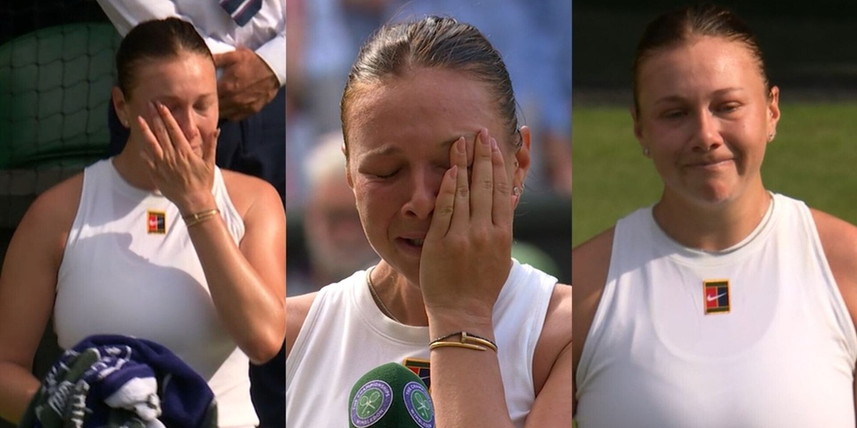 La disperazione di Anisimova: scoppia in lacrime dopo il doppio 6-0 in finale a Wimbledon