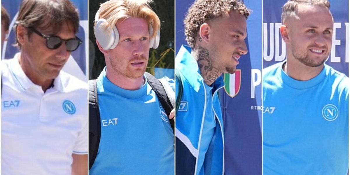 Il Napoli di Conte sbarca a Dimaro: comincia il ritiro dei Campioni. Tutte le foto