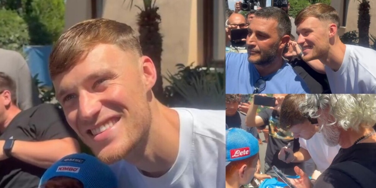 Napoli, entusiasmo alle stelle per Beukema: autografi e selfie con i tifosi