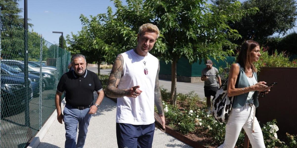 Bologna, Bernardeschi a Casteldebole per le visite mediche
