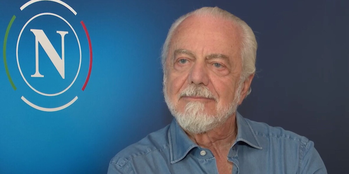 Napoli, l'intervista al presidente De Laurentiis