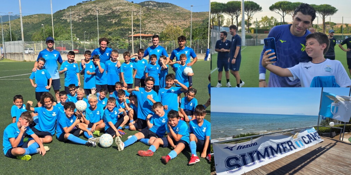 Sorrisi, pallone e battute: tutto il divertimento ai Lazio Summer Camp