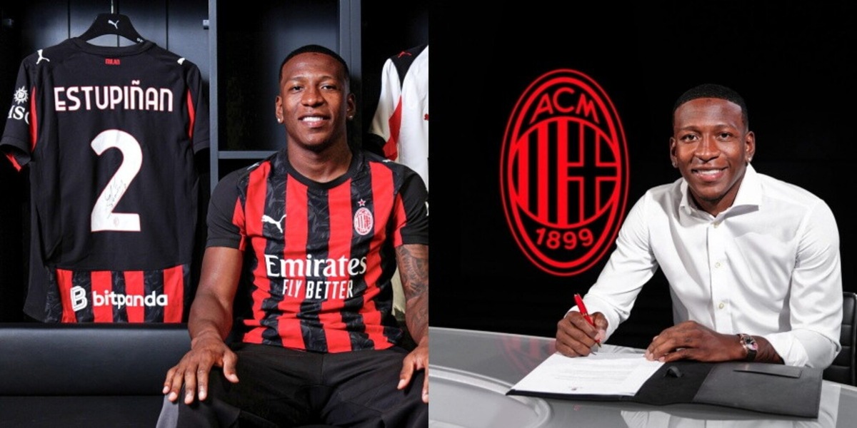 Estupinan accende il Milan: tifosi rossoneri pazzi di lui dopo la firma