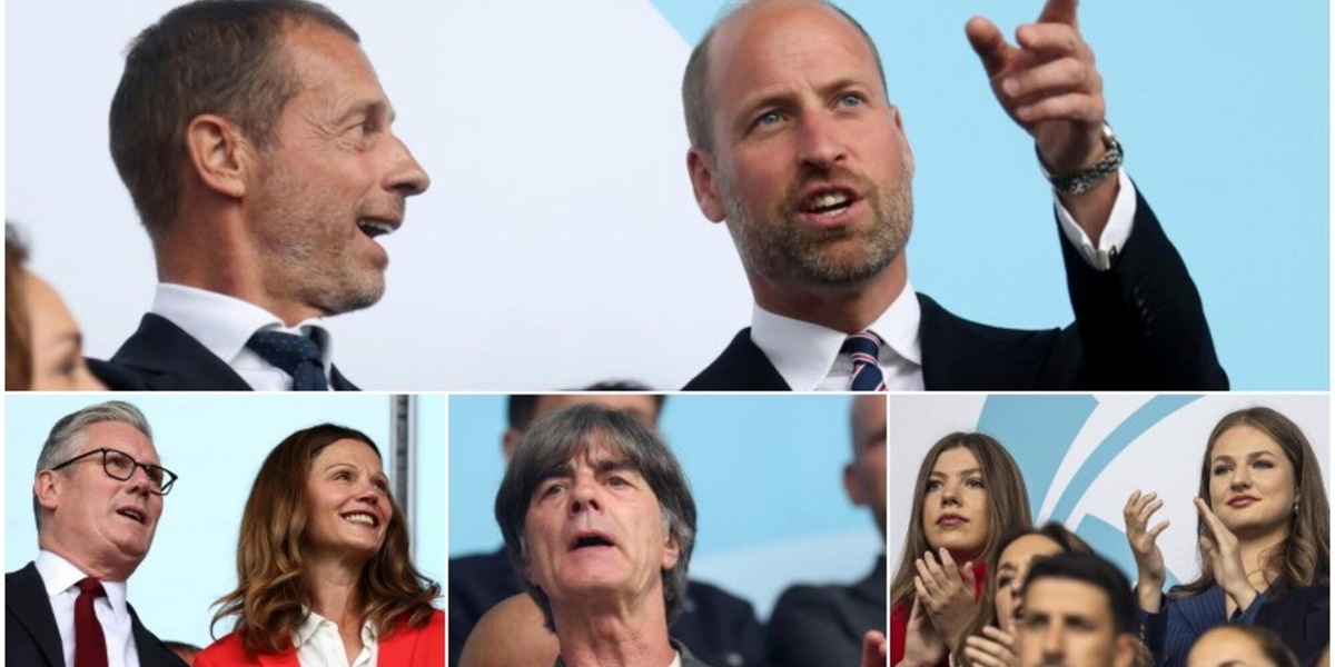 Dal Principe William al premier Starmer con Figo: tutti gli ospiti vip alla finale Inghilterra-Spagna