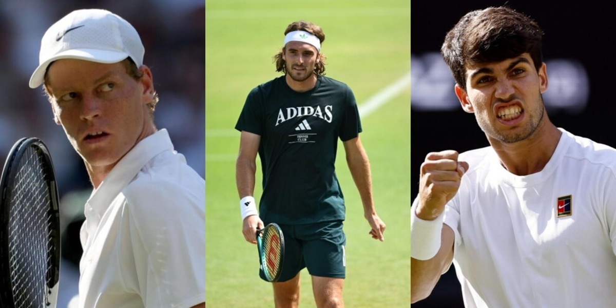Tsitsipas ironico, la frase sul rovescio di Sinner e Alcaraz fa discutere: "Tirano così forte che..."