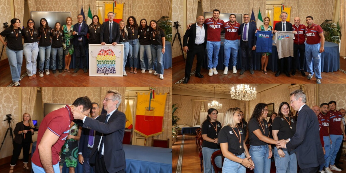 Napoli, premiati le atlete del Neapolis Rugby e i judoka Parlati e Pirelli
