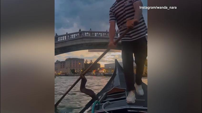 Giro in gondola a Venezia per Wanda Nara