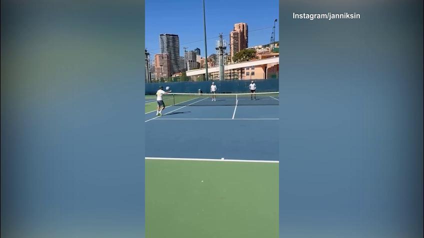 Sinner e Berrettini: che coppia a calcio-tennis