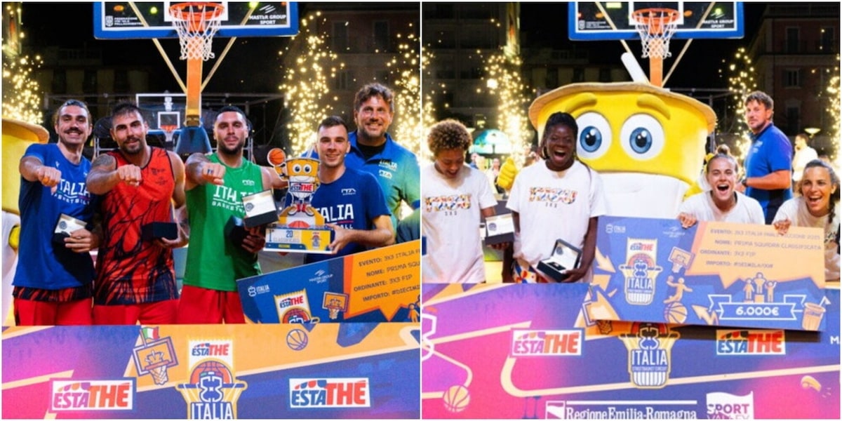 Estathé 3×3 Italia Streetbasket Circuit, a Riccione trionfano Team Rome e Tigu 3×3