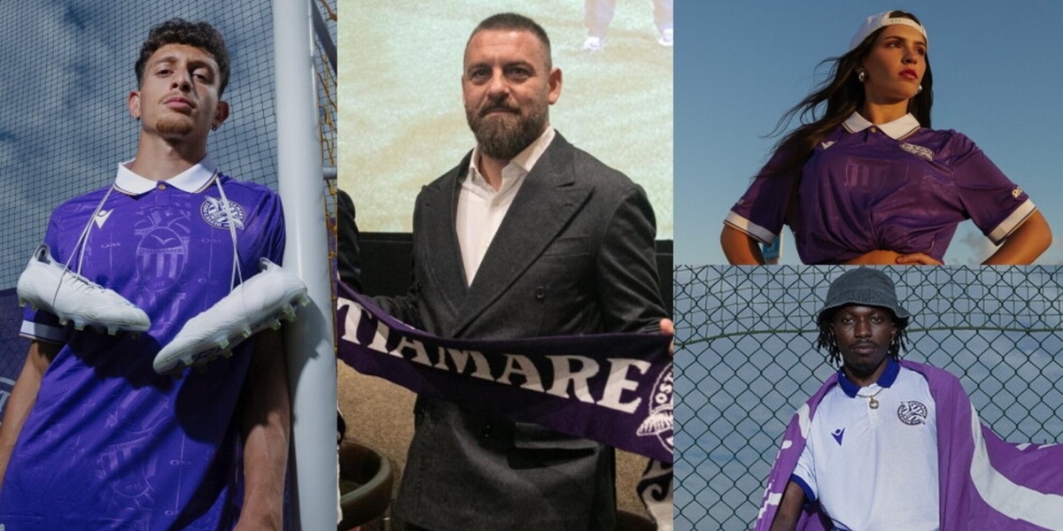 Ostiamare, ecco le nuove maglie per la stagione 2025/26 disegnate da... De Rossi!
