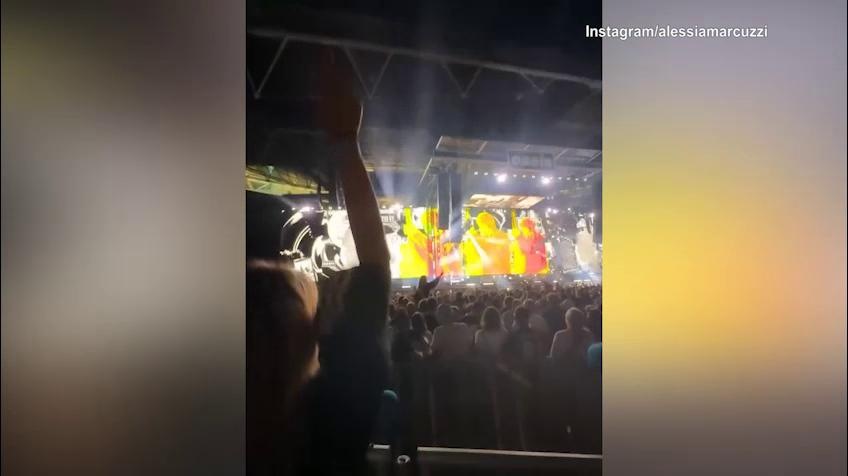 Alessia Marcuzzi dopo il concerto: "Mi devo ancora riprendere"