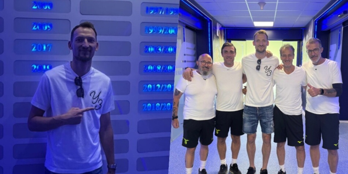Lazio, Kozak ritorna a Formello: foto amarcord e tanti sorrisi