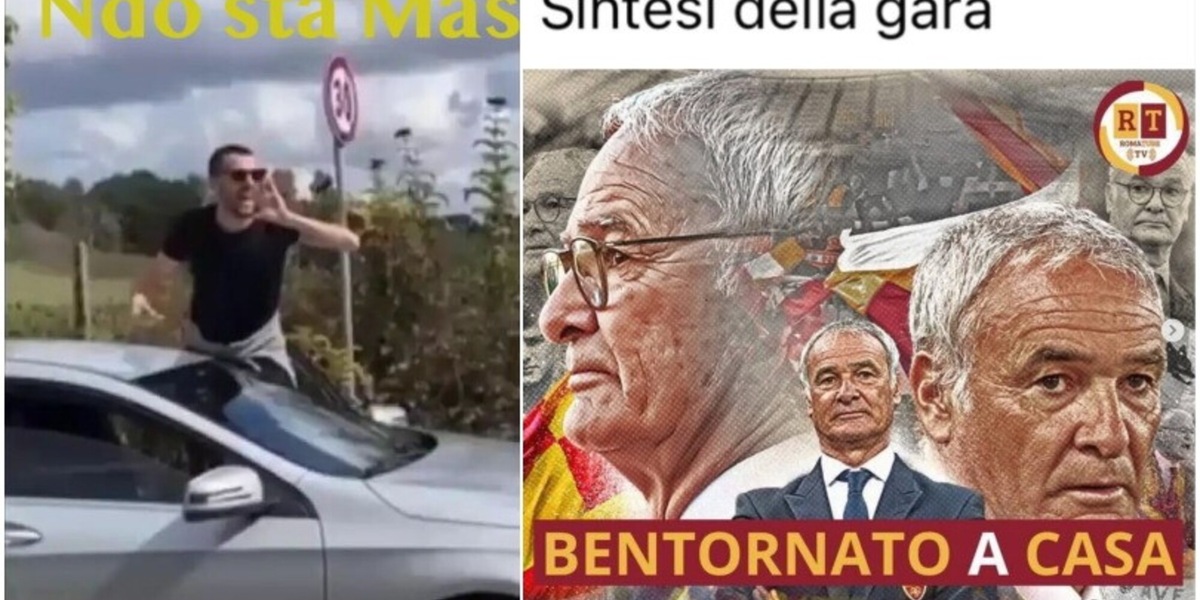 La Roma perde 4-0 con l'Aston Villa: i social si scatenano con le ironie