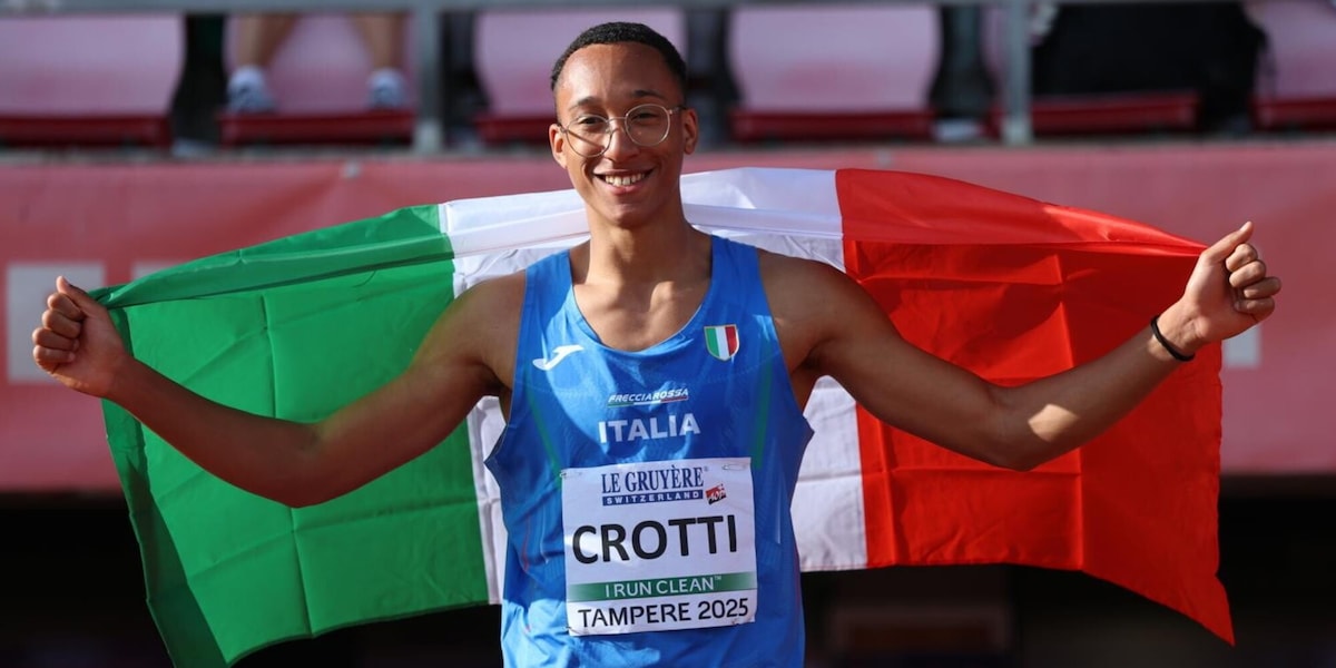 Crotti d'oro agli Europei U20 di atletica a Tampere: è doppietta Italia nel triplo!