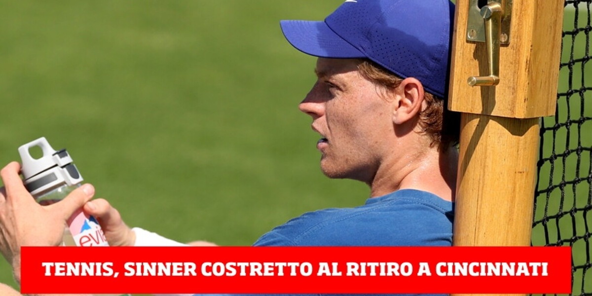 Cincinnati amara: forfait Sinner, Paolini ko