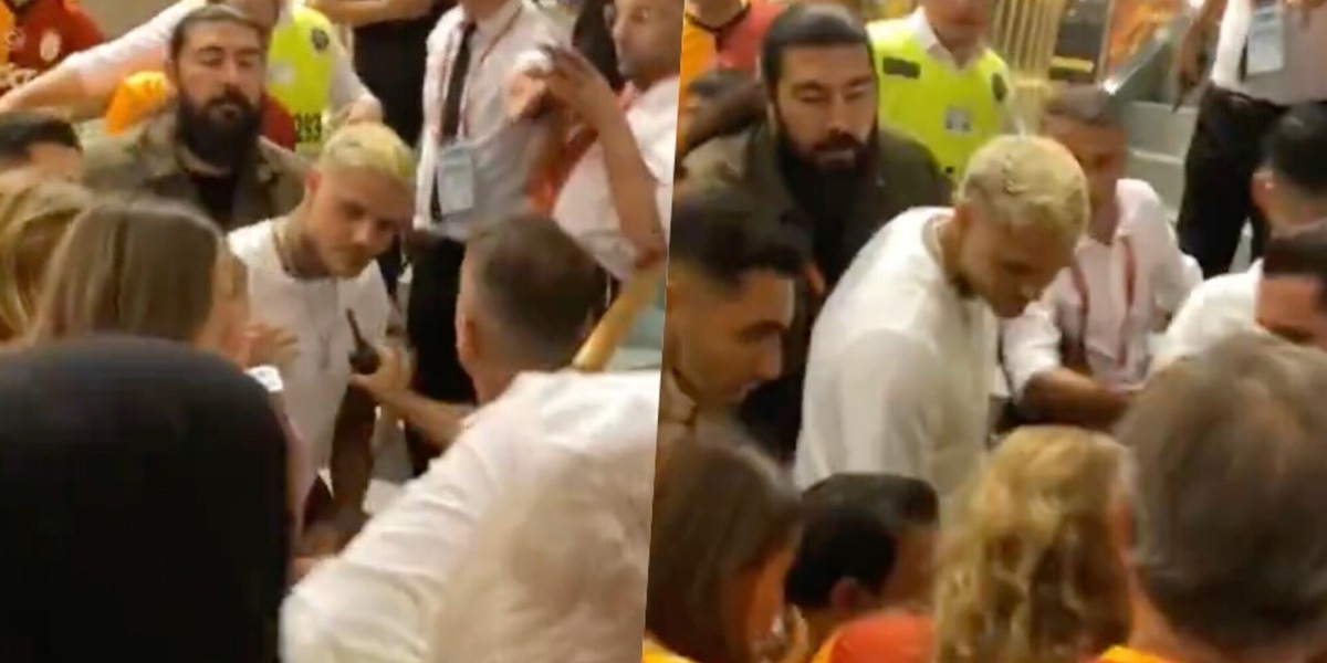Icardi, il video della lite al centro commerciale