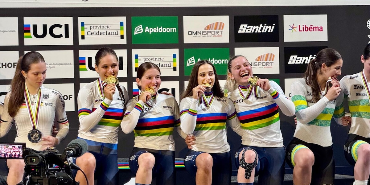 Ciclismo, è subito grande Italia ai Mondiali juniores: oro nello sprint femminile. E stasera tocca ai ragazzi