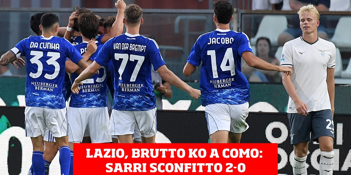 Lazio, flop a Como. Sarri lancia l'allarme