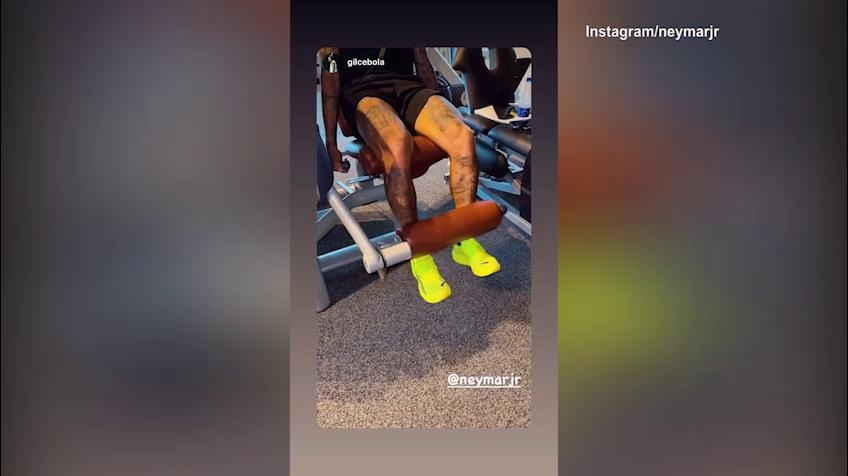 Neymar, che potenza nelle gambe