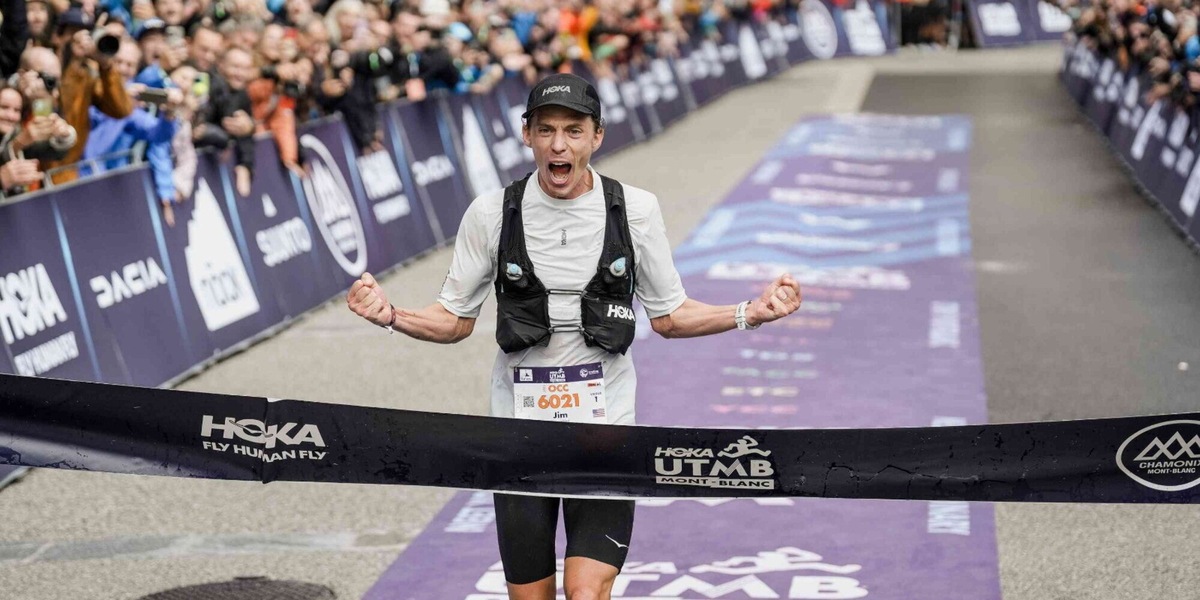 L’atleta HOKA Elite Jim Walmsley ha vinto l’HOKA UTMB Mont Blanc OCC® 2025