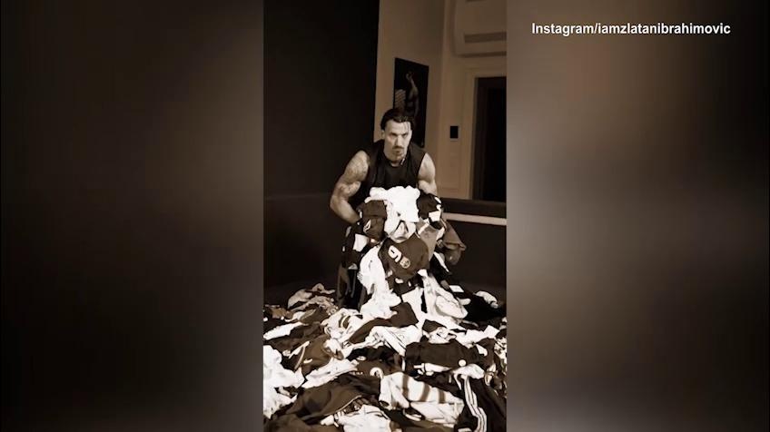 Tutte le maglie di Ibra, il video sui social