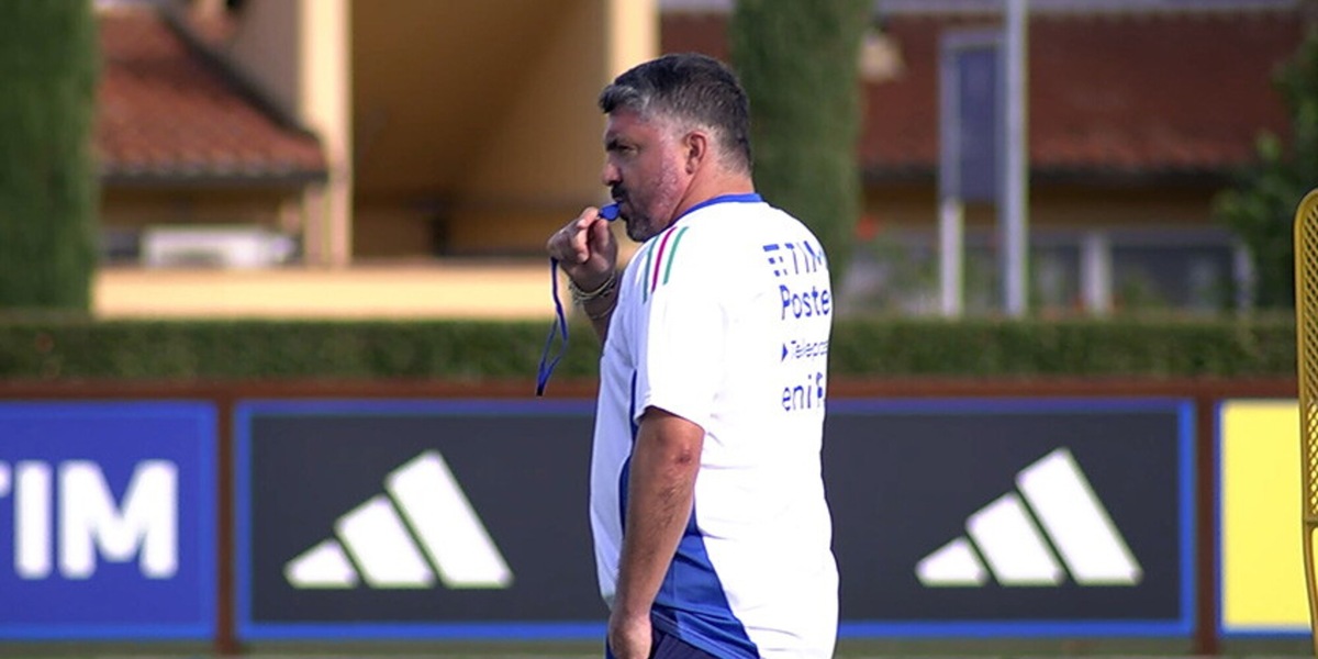 Il primo allenamento degli Azzurri agli ordini di Gattuso