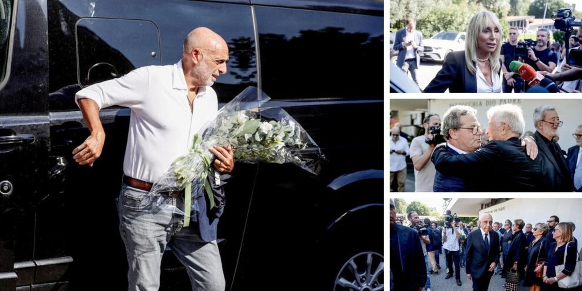 Funerali Emilio Fede, da Galliani commosso a Paolo Brosio, ecco chi c'era