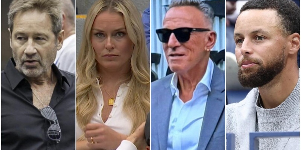 Lindsey Vonn, Steph Curry, Bruce Springsteen: tutti i vip presenti alla finale Us Open tra Sinner e Alcaraz